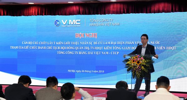 Hội nghị cử nhân sự đại diện vốn nhà nước giới thiệu các chức danh lãnh đạo chủ chốt của Tổng công ty Hàng hải Việt Nam – CTCP