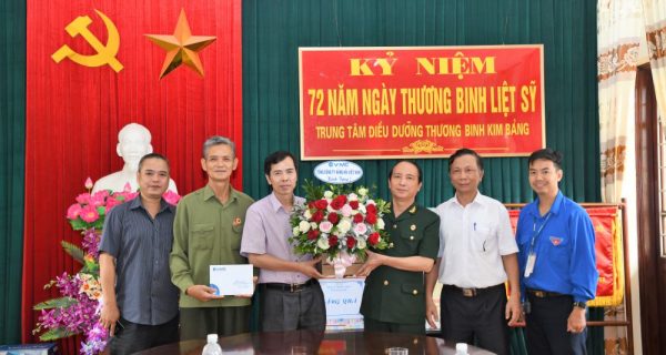 Tổng công ty Hàng hải Việt Nam thăm và tặng quà một số Trung tâm điều dưỡng Thương binh nặng nhân kỷ niệm 72 năm ngày thương binh liệt sỹ