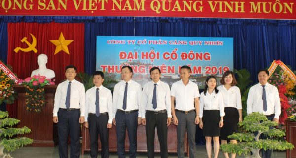 Đại hội đồng cổ đông thường niên năm 2019 của Công ty cổ phần Cảng Quy Nhơn thành công tốt đẹp