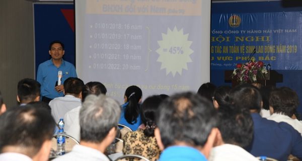 Công đoàn Tổng công ty Hàng hải Việt Nam tổ chức Hội nghị tập huấn ATVSLĐ năm 2019