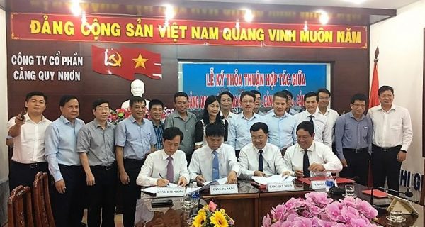 Lễ ký thỏa thuận hợp tác giữa Cảng Hải Phòng, Cảng Đà Nẵng, Cảng Quy Nhơn và Cảng Sài Gòn