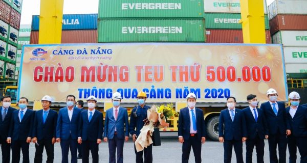 Đón container thứ 500.000 Teu, Cảng Đà Nẵng bứt phá sản lượng