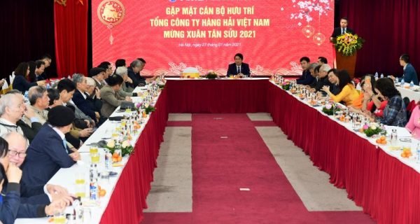 Gặp mặt cán bộ hưu trí Tổng công ty Hàng hải Việt Nam mừng Xuân Tân Sửu 2021