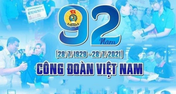 Thư chúc mừng của Chủ tịch Công đoàn Tổng công ty Hàng hải Việt Nam nhân kỷ niệm 92 năm Ngày thành lập Công đoàn Việt Nam