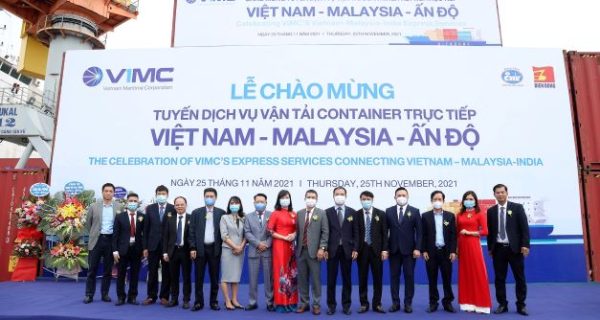 Thiết lập tuyến vận tải container trực tiếp Việt Nam – Malaysia – Ấn độ