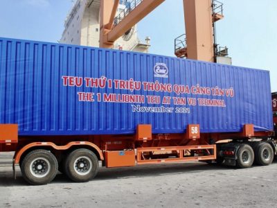First northern seaport handles 1 million TEUs of goods in a year