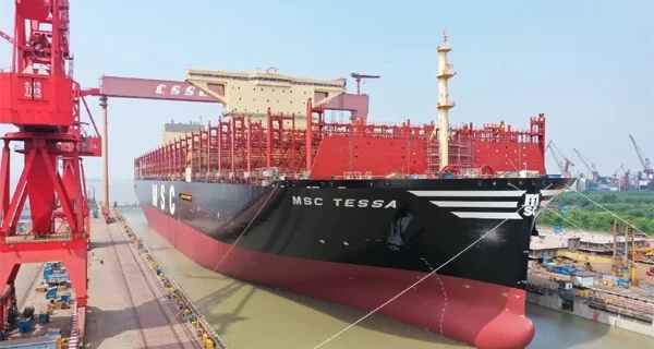 MSC Tessa phá kỷ lục tàu container lớn nhất thế giới với sức chở 24.116 TEU