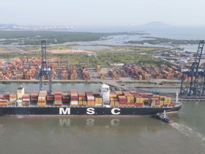 Cục Hàng hải bật đèn xanh cho cảng SSIT đón siêu tàu MSC JADE trọng tải 200.148DWT