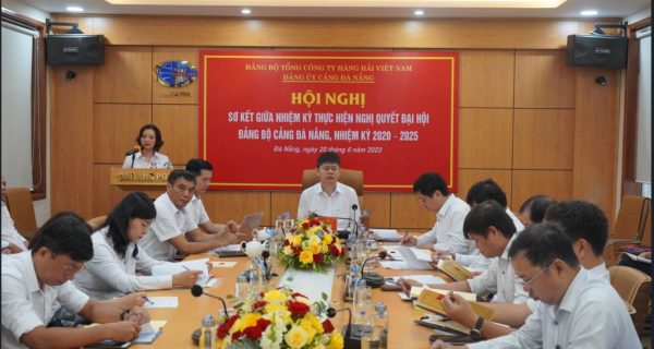 Hội nghị sơ kết giữa nhiệm kỳ thực hiện Nghị quyết đại hội nhiệm kỳ 2020 – 2025 của Đảng bộ Cảng Đà Nẵng thành công tốt đẹp