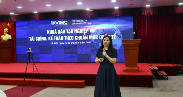 VIMC khai giảng Khóa đào tạo “Nghiệp vụ tài chính kế toán theo chuẩn mực quốc tế”