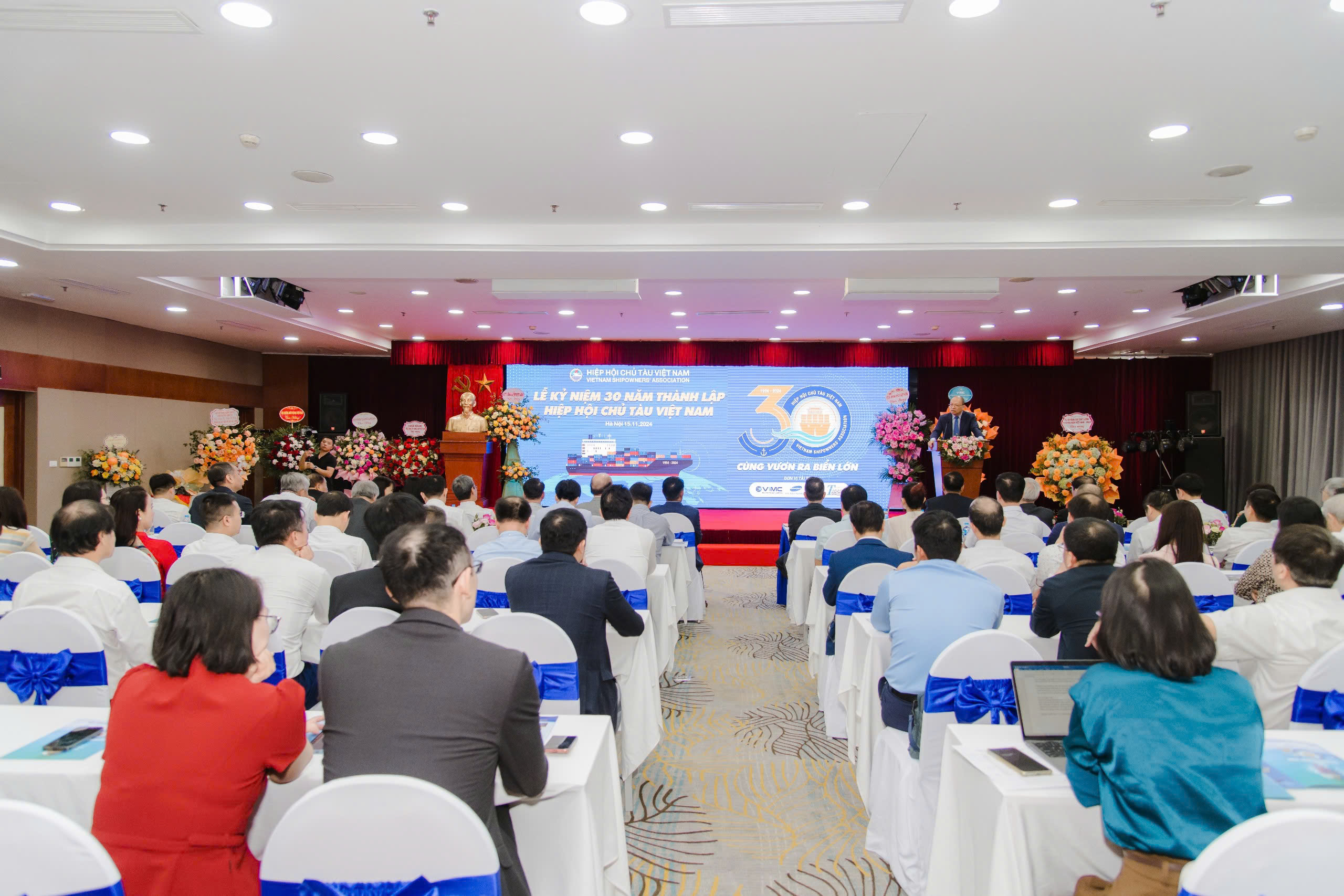 Toàn cảnh lễ kỷ niệm 30 năm thành lập Hiệp hội Chủ tàu Việt Nam (VSA).