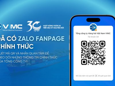 Tổng công ty Hàng hải Việt Nam (VIMC) đã chính thức có mặt trên Zalo!