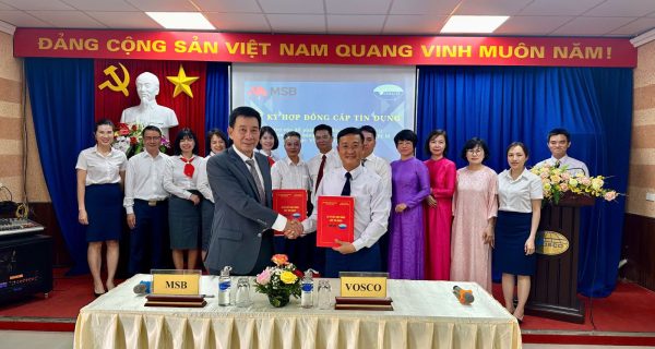 Lễ ký kết Hợp đồng cấp Tín dụng để đầu tư phát triển Đội tàu giữa VOSCO và ngân hàng MSB