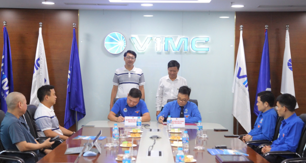 Ký kết chương trình phối hợp công tác năm 2025 giữa Đoàn Thanh niên VIMC và Đoàn Thanh niên Các cơ quan Đảng tỉnh Nghệ An