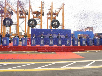 Tổng công ty Hàng hải Việt Nam và Cảng Hải Phòng chính thức khánh thành cảng container quốc tế số 3 và số 4 Lạch Huyện