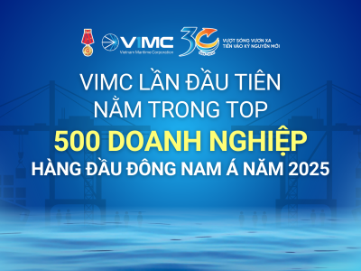 VIMC nằm trong top 500 doanh nghiệp lớn nhất Đông Nam Á 2025