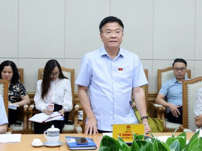 Phó Thủ tướng Lê Thành Long làm việc với Tổng công ty Hàng hải Việt Nam về công tác chuẩn bị Đại hội Đảng