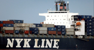 Tàu container NYK Antares của công ty vận tải biển Nhật Bản Nippon Yusen. Ảnh minh họa: REUTERS