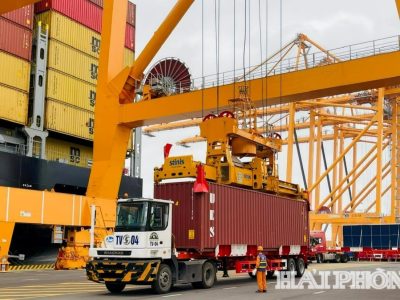 Hàng hóa thông qua cảng biển Hải Phòng tăng 7%