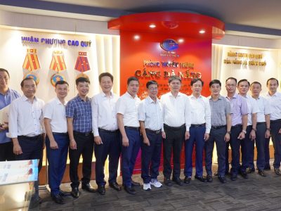 Đoàn lãnh đạo Cảng Hải Phòng thăm và làm việc tại Cảng Đà Nẵng