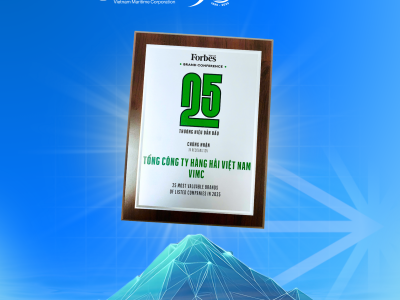 VIMC được vinh danh trong Top 25 thương hiệu công ty niêm yết dẫn đầu 2025