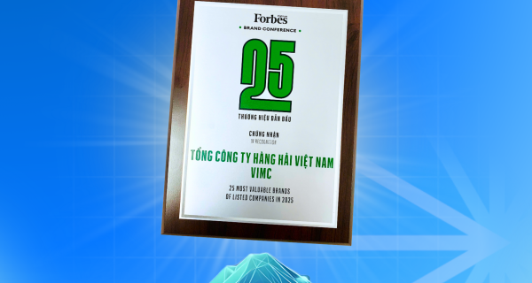 VIMC được vinh danh trong Top 25 thương hiệu công ty niêm yết dẫn đầu 2025