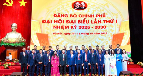 Đoàn đại biểu Đảng bộ Tổng công ty Hàng hải Việt Nam dự Đại hội đại biểu Đảng bộ Chính phủ lần thứ I, nhiệm kỳ 2025–2030