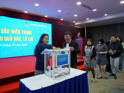 VIMC quyên góp ủng hộ đồng bào vùng bão lũ, lan tỏa tinh thần tương thân tương ái