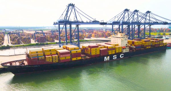 Cảng SSIT đón thành công chuyến tàu đầu tiên thuộc tuyến dịch vụ mới của hãng tàu MSC – Sambar