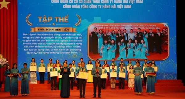 Hai điển hình ngành Hàng hải được Tổng Liên đoàn Lao động Việt Nam biểu dương học tập và làm theo Bác