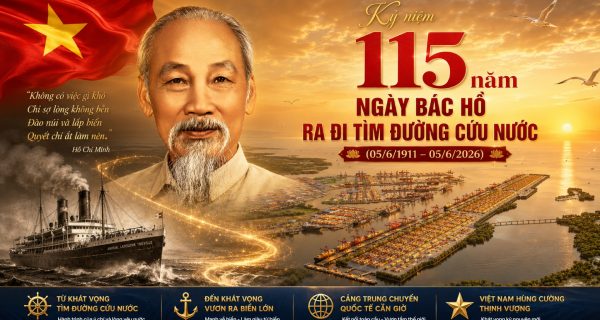 Kỷ niệm 115 năm Ngày Bác Hồ ra đi tìm đường cứu nước: Từ khát vọng độc lập đến khát vọng vươn ra biển lớn