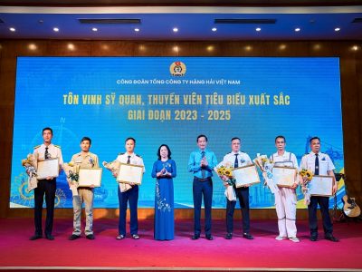 Tôn vinh 85 tập thể, cá nhân tiêu biểu: Lan tỏa giá trị cống hiến, khơi dậy khát vọng phát triển trong người lao động Hàng hải