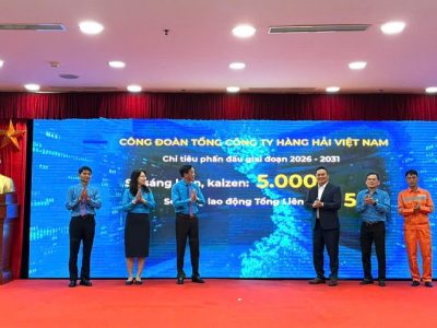 Công đoàn Tổng công ty Hàng hải Việt Nam hưởng ứng phong trào thi đua “Lao động giỏi, năng suất cao, thu nhập tốt”