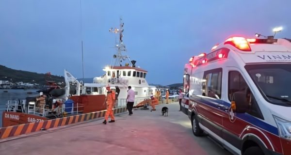 VOSA Nha Trang phối hợp MRCC kịp thời cấp cứu thuyền viên nước ngoài đột quỵ trên biển