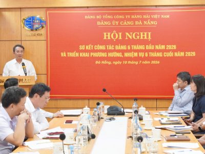 Đảng bộ Cảng Đà Nẵng sơ kết 6 tháng đầu năm 2026 – Khẳng định vai trò hạt nhân lãnh đạo trong chiến lược phát triển Cảng xanh, thông minh