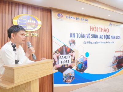 Sự an toàn của mỗi người lao động chính là nền tảng vững chắc tạo nên thành công của Cảng Đà Nẵng
