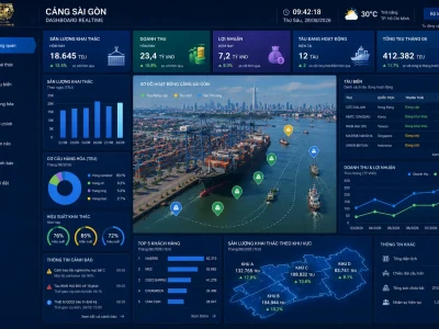 Cảng Sài Gòn hoàn thành go-live Hệ thống quản lý hàng tổng hợp (GTOS) tại các Trung tâm Điều hành khai thác trực thuộc